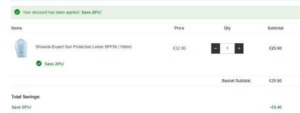 lookfantastic英国网 SHISEIDO 资生堂 美妆护肤促销