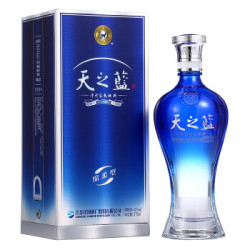洋河(YangHe)蓝色经典天之蓝 42度375ml单瓶装浓香型白酒(新老包装随机发货)