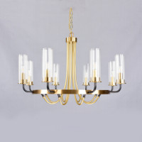 HAIDE 海德照明 一灯如炬 北欧后现代客厅吊灯 8头（含光源）