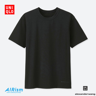 UNIQLO 优衣库 AIRism 415920  男士T恤 (175/100、蓝色)