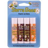 凑单品：Sierra Bees Organic Lip Balms 有机唇膏 4.25g*4支 *2件