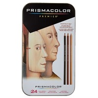 中亚Prime会员：PRISMACOLOR Premier 肖像套装 软芯彩色铅笔 24色