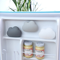 莱朗 吸盘式冰箱除味盒 云朵造型 3个装