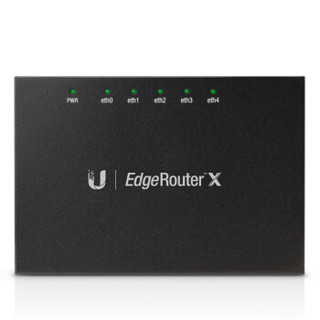 UBNT er-x 路由器 (黑色)