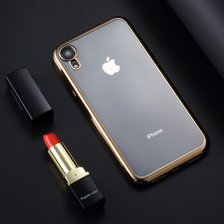 Benks 邦克仕 苹果iPhoneXR手机 透明手机壳 金色