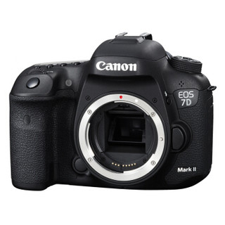 Canon 佳能 EOS 7D Mark II 单反相机 (黑色、单机身、2020万像素、APS-C画幅)
