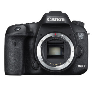 Canon 佳能 EOS 7D Mark II 单反相机 (黑色、单机身、2020万像素、APS-C画幅)