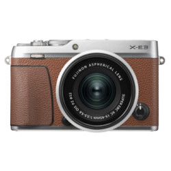 富士(FUJIFILM)X-E3 微单相机 套机 棕色(15-45mm镜头 ) 2430万像素 触摸屏 4K视频 蓝牙4.0