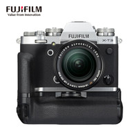 FUJIFILM 富士 XT3 数码相机 (银色、18-55mm、F2.8-4 、2610万像素、APS-C画幅)