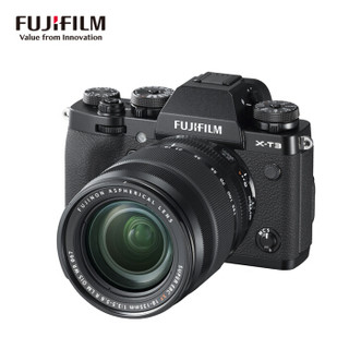 FUJIFILM 富士 XT3 数码相机 (黑色、18-135mm、F3.5-5.6、2610万像素、APS-C画幅)