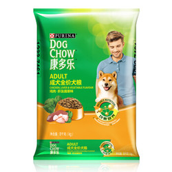 DOG CHOW 康多乐 鸡肉肝蔬菜 全犬种成犬粮 8kg