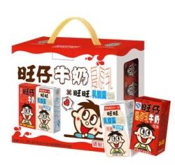 旺旺 旺仔牛奶 儿童牛奶早餐奶125ml*16包+旺旺乳酸菌125ml*4包