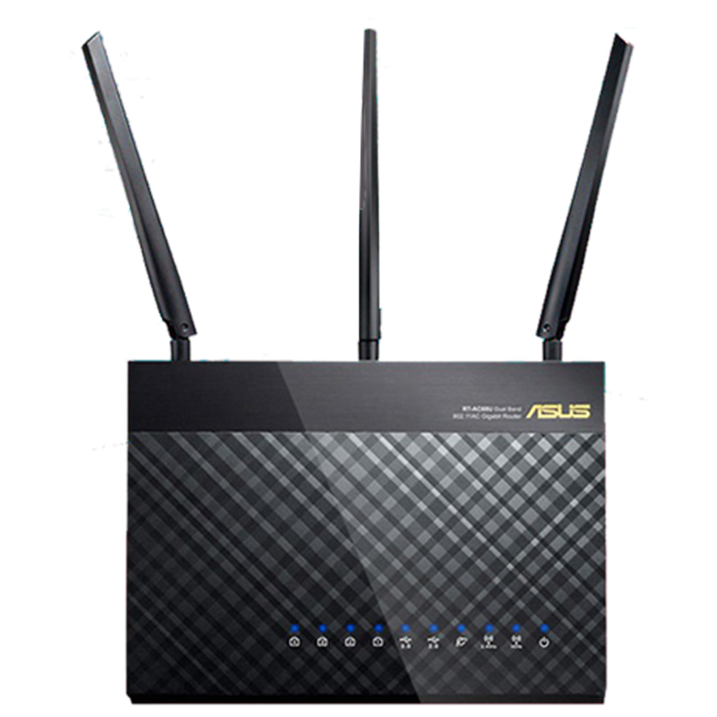 华硕RT-AC68U简单晒图，aimesh组网附送移动、固定测速