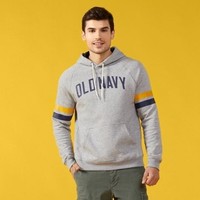 OLD NAVY 男士休闲徽标连帽卫衣