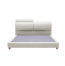 SLEEMON 喜临门 曼哈顿 头层牛皮软床+床垫（舒适版）1.8米床