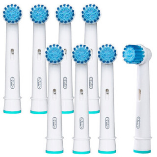 BRAUN 博朗 Oral-B 欧乐B EB17 柔软敏感型电动牙刷头 8支装 适配2D/3D全部型号
