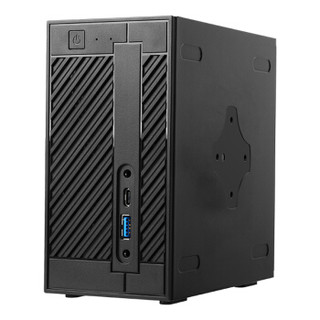 ASRock 华擎 DeskMini A300 MINI-ITX机箱 无侧透 黑色