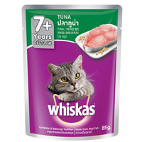 whiskas 伟嘉 鱼肉味 老年猫粮 0.085kg
