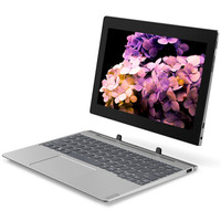 联想（Lenovo）D330 二合一平板电脑 10.1英寸 可插拔轻薄笔记本电脑（N4000/4G 64G/内含键盘) 灰色