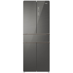 海尔(Haier )418升双变频风冷无霜中字五门冰箱全变温抽屉电脑三温区彩晶玻璃面板BCD-418WDEU