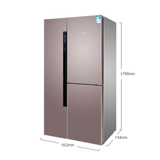 博世（BOSCH）569升零度保鲜对开门冰箱+10公斤洗烘一体洗衣机 KAF96A66TI+WDU285600W 高端轻奢冰洗套装