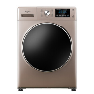 Whirlpool 惠而浦 10公斤 变频滚筒洗衣机 静音 大容量 金色 EJWFB406120RNG