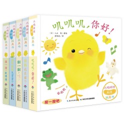 《小鸡成长绘本系列:小鸡球球触感玩具书》(5册)