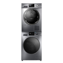 LittleSwan 小天鹅 TG80V86WMDY5+TH100-H32Y 洗烘套装 (灰色、10kg)