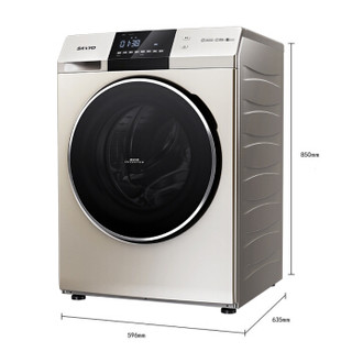 SANYO 三洋 Magic9 全自动变频滚筒洗衣机 (9KG、金色)