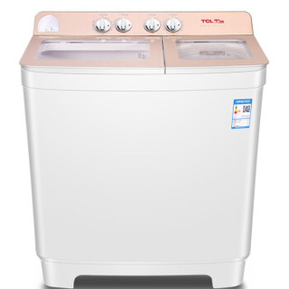 TCL TCLXPB92-9678S 半自动双缸波轮洗衣机 (芭蕾白、9.2kg)