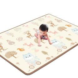 贝博氏爬行垫便携款双面宝宝爬爬垫环保防滑地垫游戏毯婴儿客厅