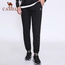 CAMEL 骆驼 J8S213103 男女运动健身透气耐磨针织长裤