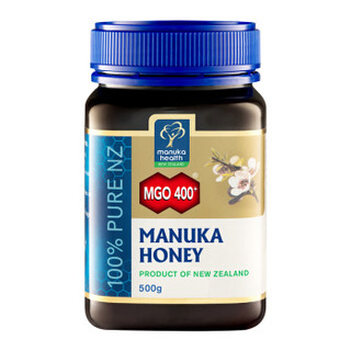 限地区：manuka health  蜜纽康  麦卢卡花蜂蜜(MGO400+)  500g *2件