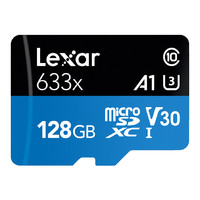 有品米粉节、再降价：Lexar 雷克沙 633x MicroSDXC A1 UHS-I U3 TF存储卡 128GB +凑单品