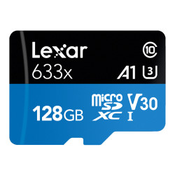 Lexar 雷克沙 633x MicroSDXC A1 UHS-I U3 TF存储卡 128GB