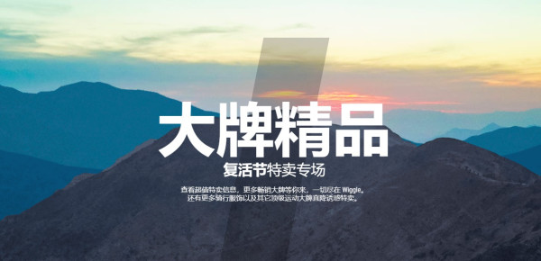 Wiggle中国 大牌精品全场促销 