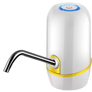 十咏充电式无线桶装抽水器家用饮水机电动抽水器 白色