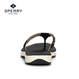 SPERRY 女款欧美时尚凉拖鞋 STS98869 黑色 35.5