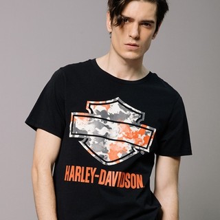 HARLEY-DAVIDSON 哈雷戴维森 男士印花T恤
