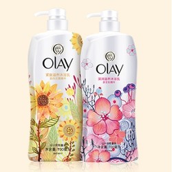 Olay 玉兰油 深润滋养沐浴露 700ml*2瓶装*2套+100ml*5瓶