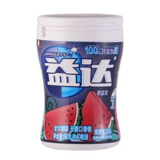 益达（Extra）水果口味口香糖 限量版定制装（水果口味40粒*5） *6件