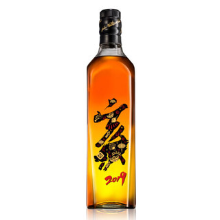 尊尼获加（Johnnie Walker）洋酒 黑方 黑牌威士忌 尚雯婕明星定制限量瓶 700ml+凑单品