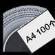 CHENGNA 诚纳 文件袋 A4/11孔 100页/包 送装订夹4个