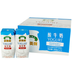 SUKI 多美鲜 原味常温酸牛奶 200ml 12盒
