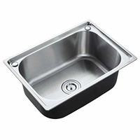 ENZORODI 德国安住 玛塔系列304不锈钢一体拉伸厨房水槽 单槽洗碗盆ERK114202E