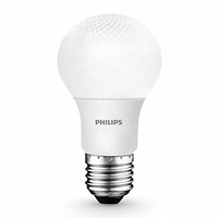 PHILIPS 飞利浦 LED灯泡家用室内照明可替换光源球泡6W E27白光6500K恒亮型单只装