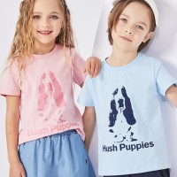 23日10点:Hush Puppies 暇步士 儿童时尚短袖T恤