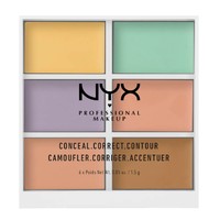 NYX Professional Makeup 6色修容遮瑕盘