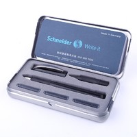 Schneider 施耐德 Smart 钢笔+宝珠笔 双笔头铁盒装 赠字帖+1盒墨囊