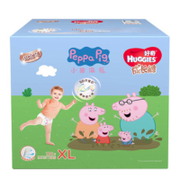 HUGGIES 好奇 超薄透气成长裤 XL136片+XL64片